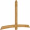 Ekena Millwork Bellingham Rough Sawn Timber Gable Bracket, Western Red Cedar, 96"W x 64"H x 2"D x 6"F, 16/12 Pitch GBW096X64X0206BEL00RWR - alternate 2